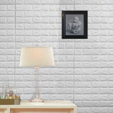 10 Pack White foam Brick Peel And Stick 3D Wall Tile Panels - Covers 58sq.ft