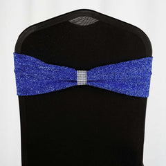 10 Pack Rhinestone Napkin Rings with Velcro Brooch Buckle Silver - Stylish Design for Chair Sashes