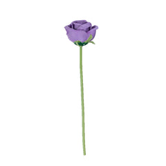 10 Pack 12" Purple Silk Rose Stems, Artificial Flowers for Arrangements and Bouquets