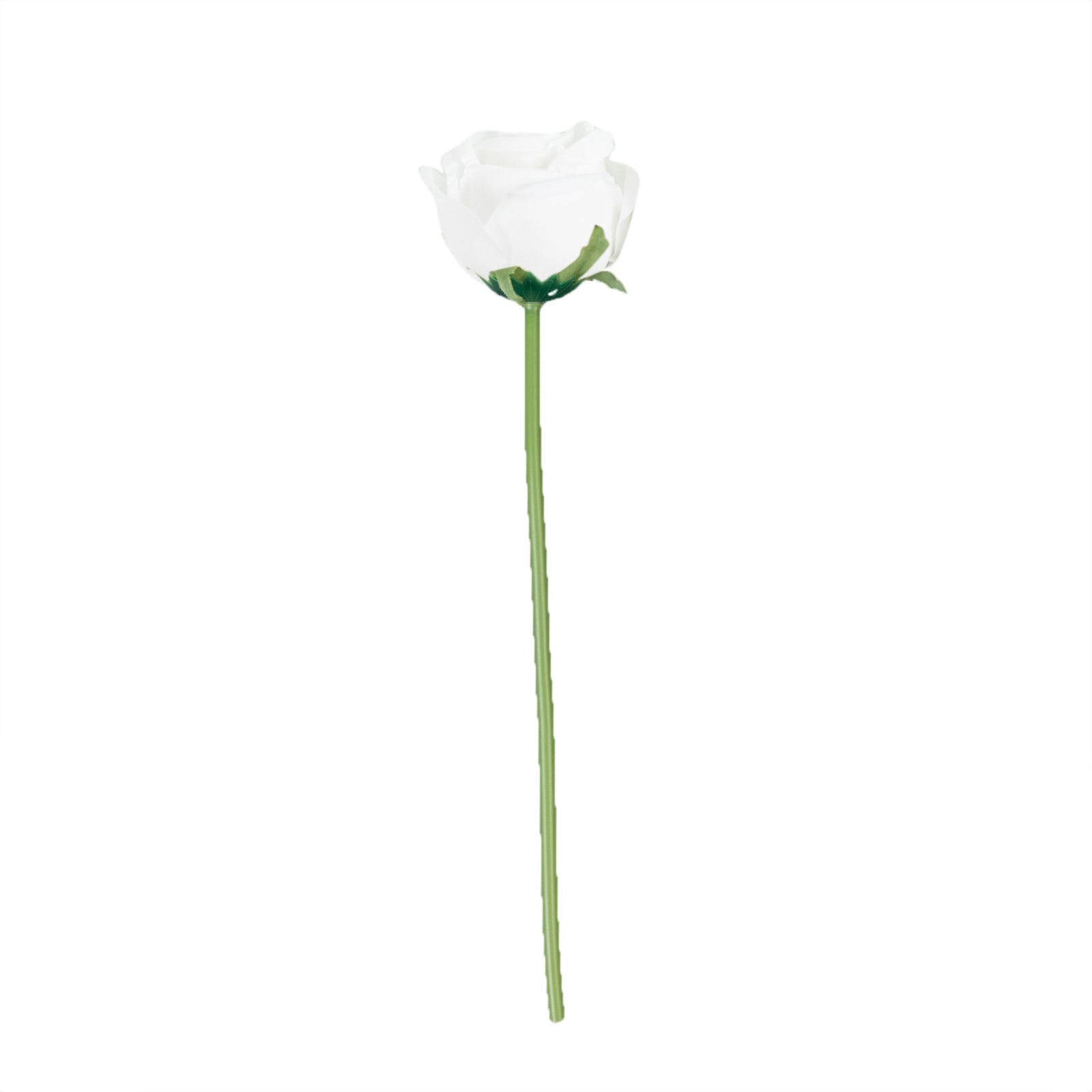 10 Pack 12" White Silk Rose Stems, Artificial Flowers for Arrangements and Bouquets