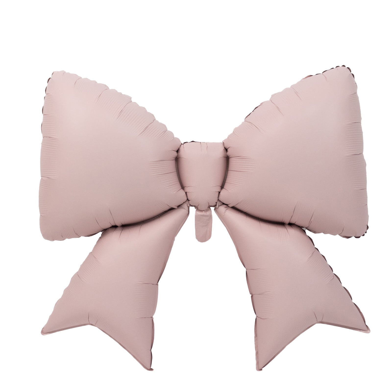 10 Pack Giant Decorative Foil Bow Balloons – Matte Blush Party Balloons for Backdrop, Photo Booth & Event Styling, 29″ x 27″ Inflated