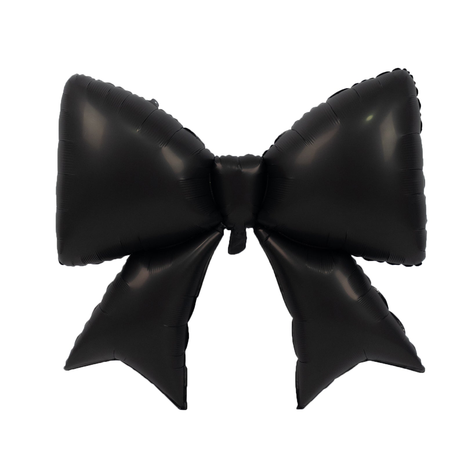 10 Pack Giant Decorative Foil Bow Balloons – Matte Black Party Balloons for Backdrop, Photo Booth & Event Styling, 29″ x 27″ Inflated