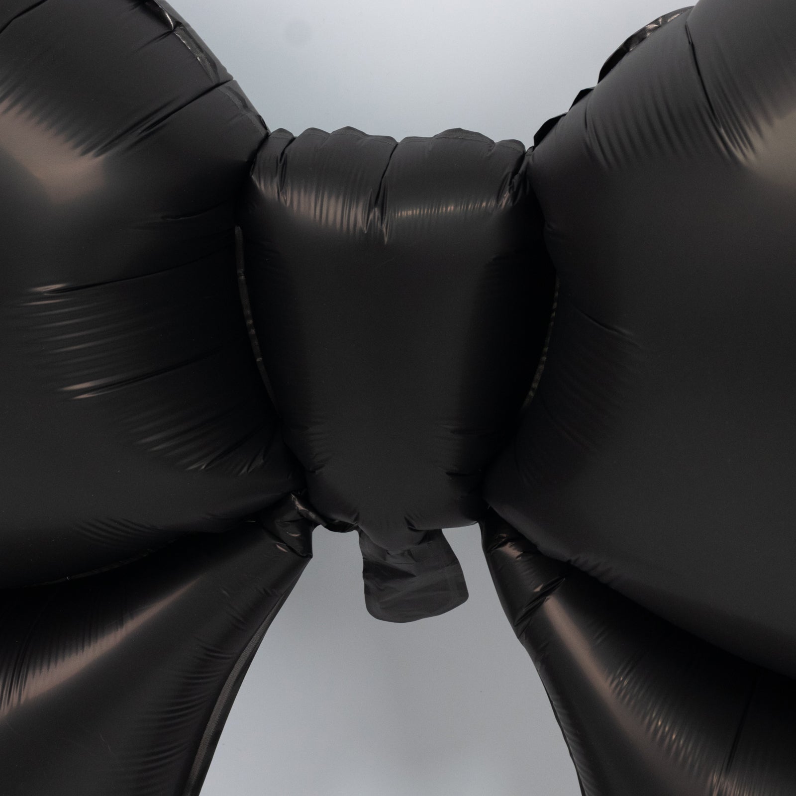 10 Pack Giant Decorative Foil Bow Balloons – Matte Black Party Balloons for Backdrop, Photo Booth & Event Styling, 29″ x 27″ Inflated