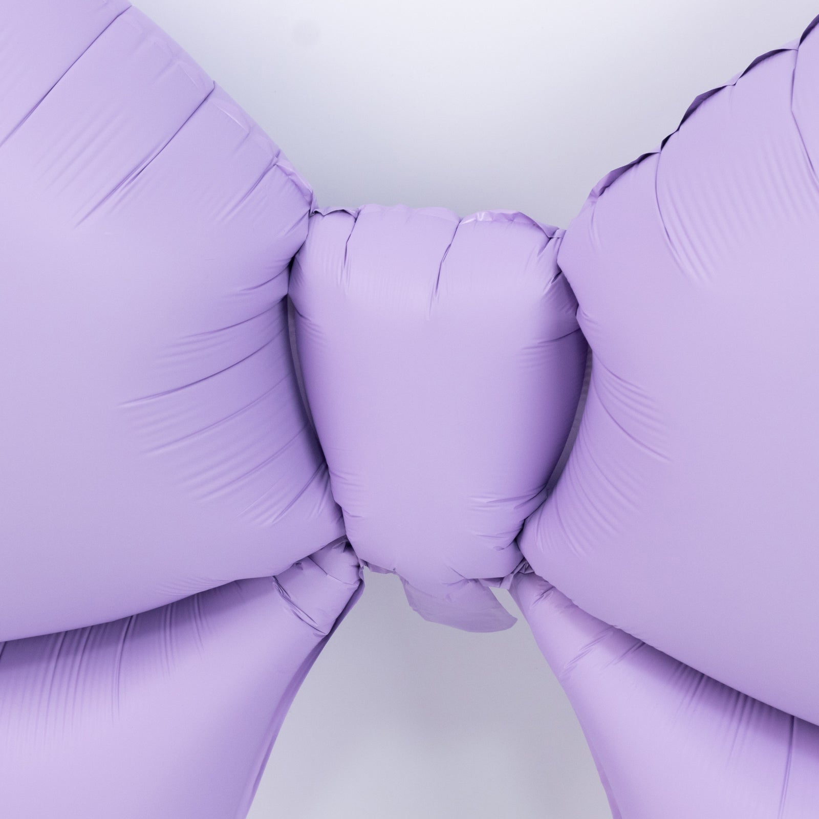 10 Pack Giant Decorative Foil Bow Balloons – Matte Lavender Lilac Party Balloons for Backdrop, Photo Booth & Event Styling, 29″ x 27″ Inflated