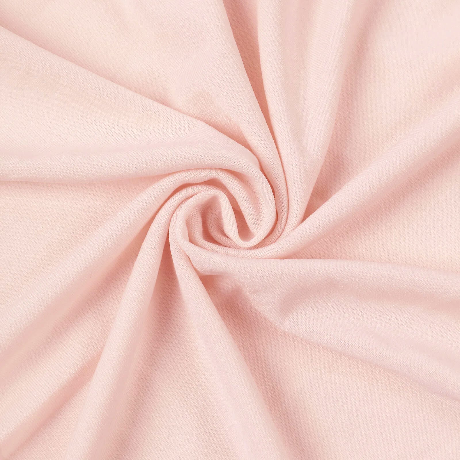 10 Pack Spandex Chair Covers for Banquet Chairs Blush - Durable Reusable Stretch Slip-On Covers