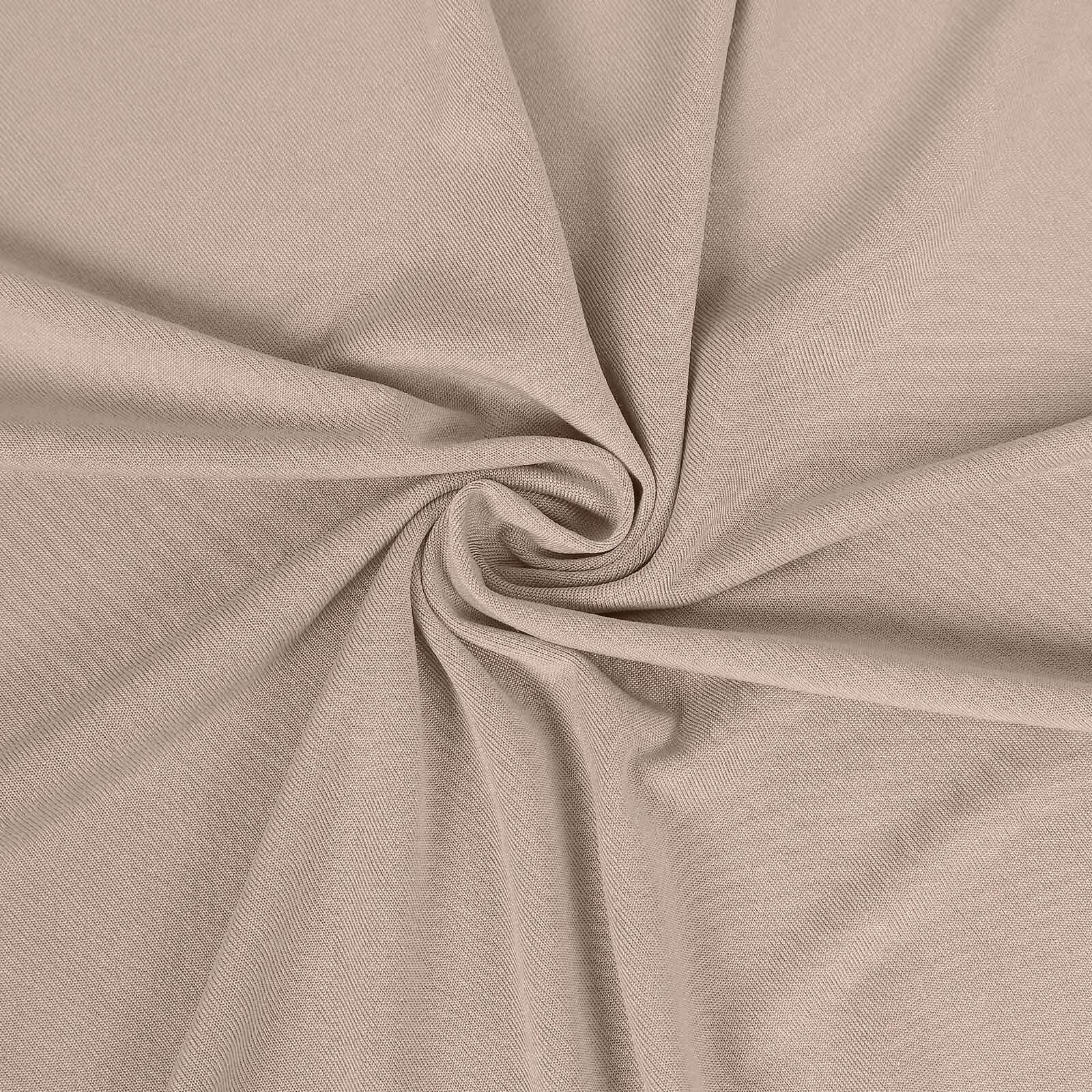 10 Pack Spandex Chair Covers for Banquet Chairs Nude - Durable Reusable Stretch Slip-On Covers
