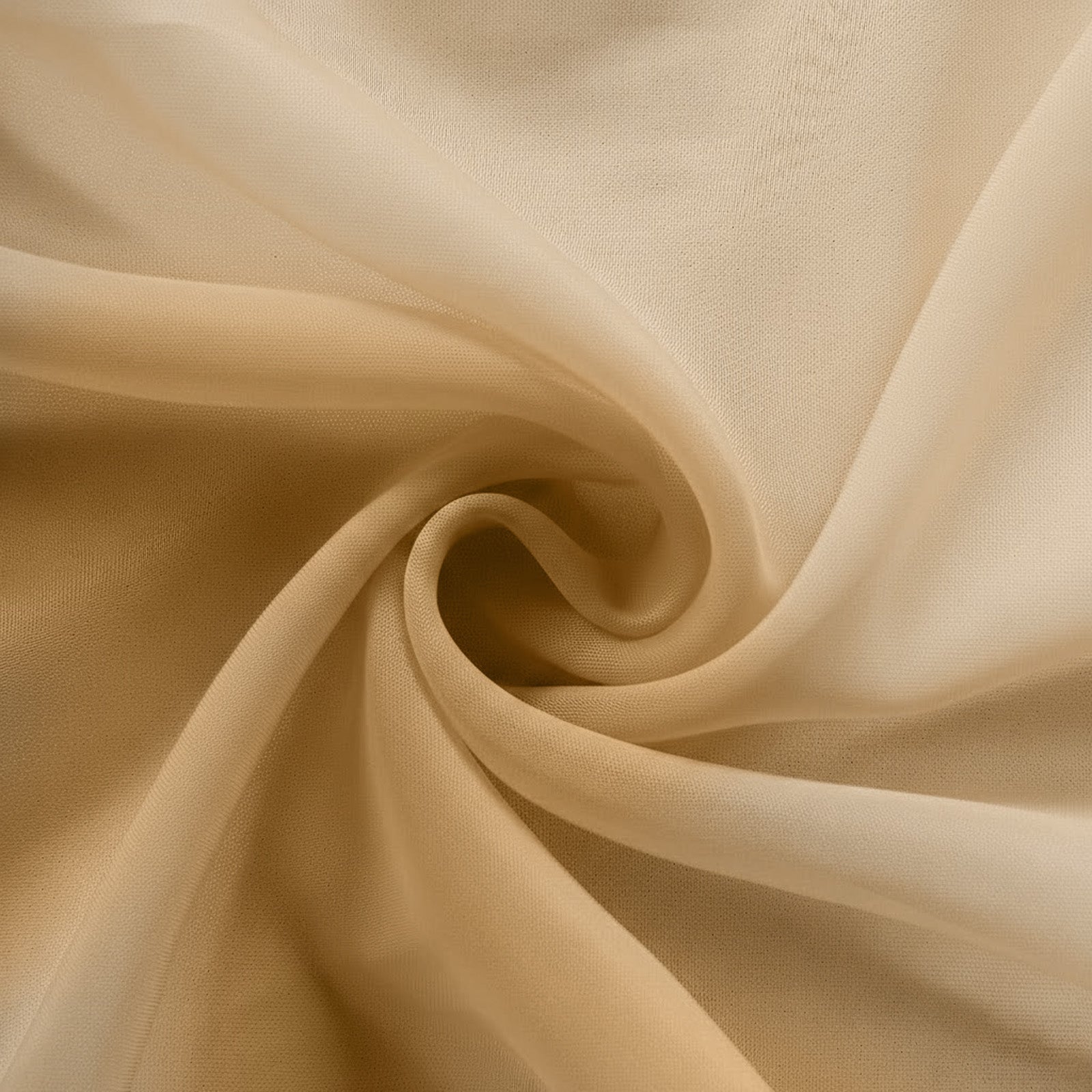10 Pack Gold Organza Table Overlay 72"x72" - Sheer Table Topper