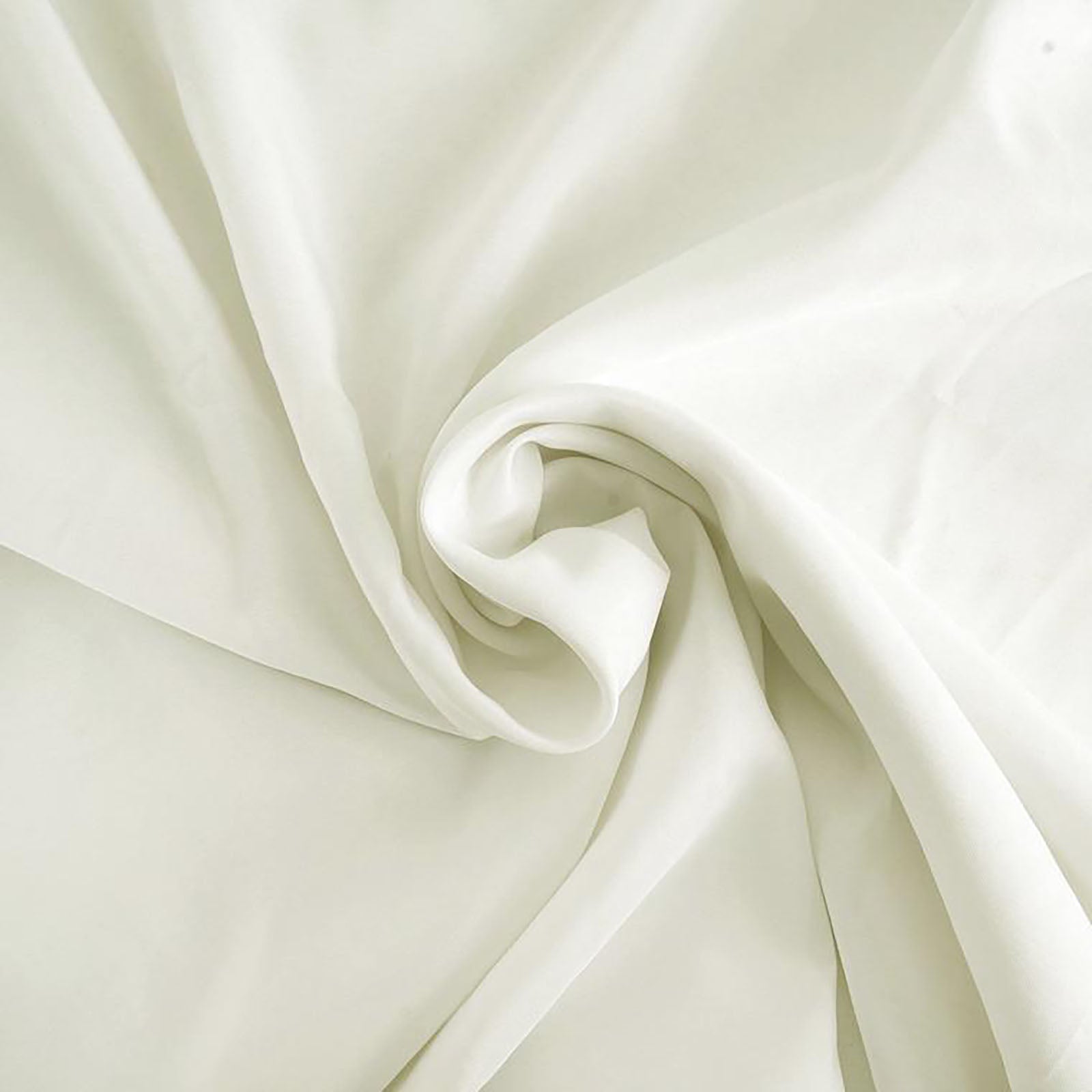 10 Pack Polyester Chair Covers for Folding Chairs Ivory - Wrinkle-Free Stain-Resistant Slip-On Slipcovers