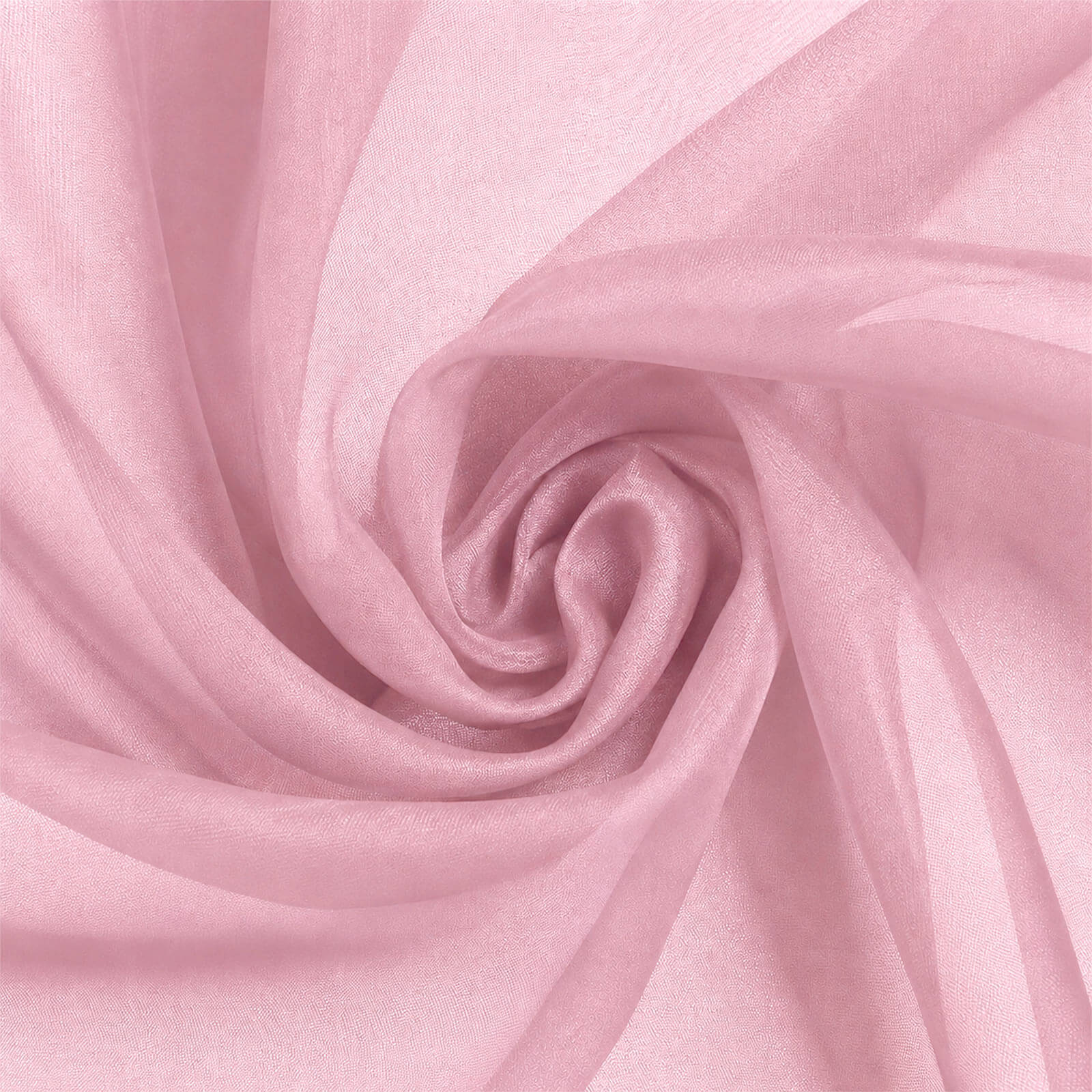 10 Pack Sheer Organza 14"x108" Table Runners Pink - Soft and Lightweight Table Accent
