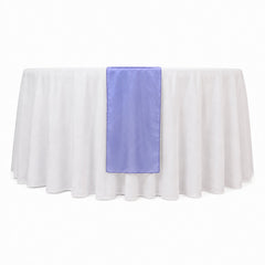 10 Pack Sheer Organza 14"x108" Table Runners Royal Blue - Soft and Lightweight Table Accent