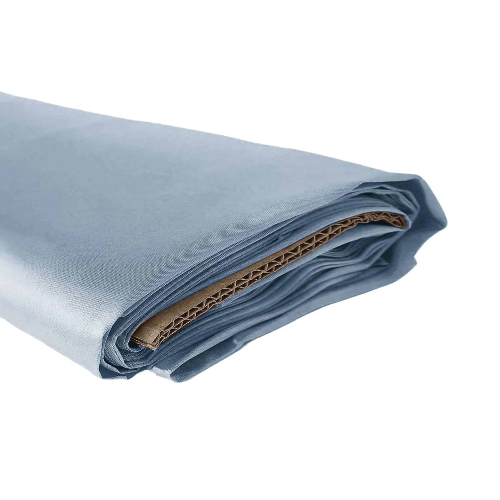 10 Yards x 54" Dusty Blue Satin Fabric Bolt