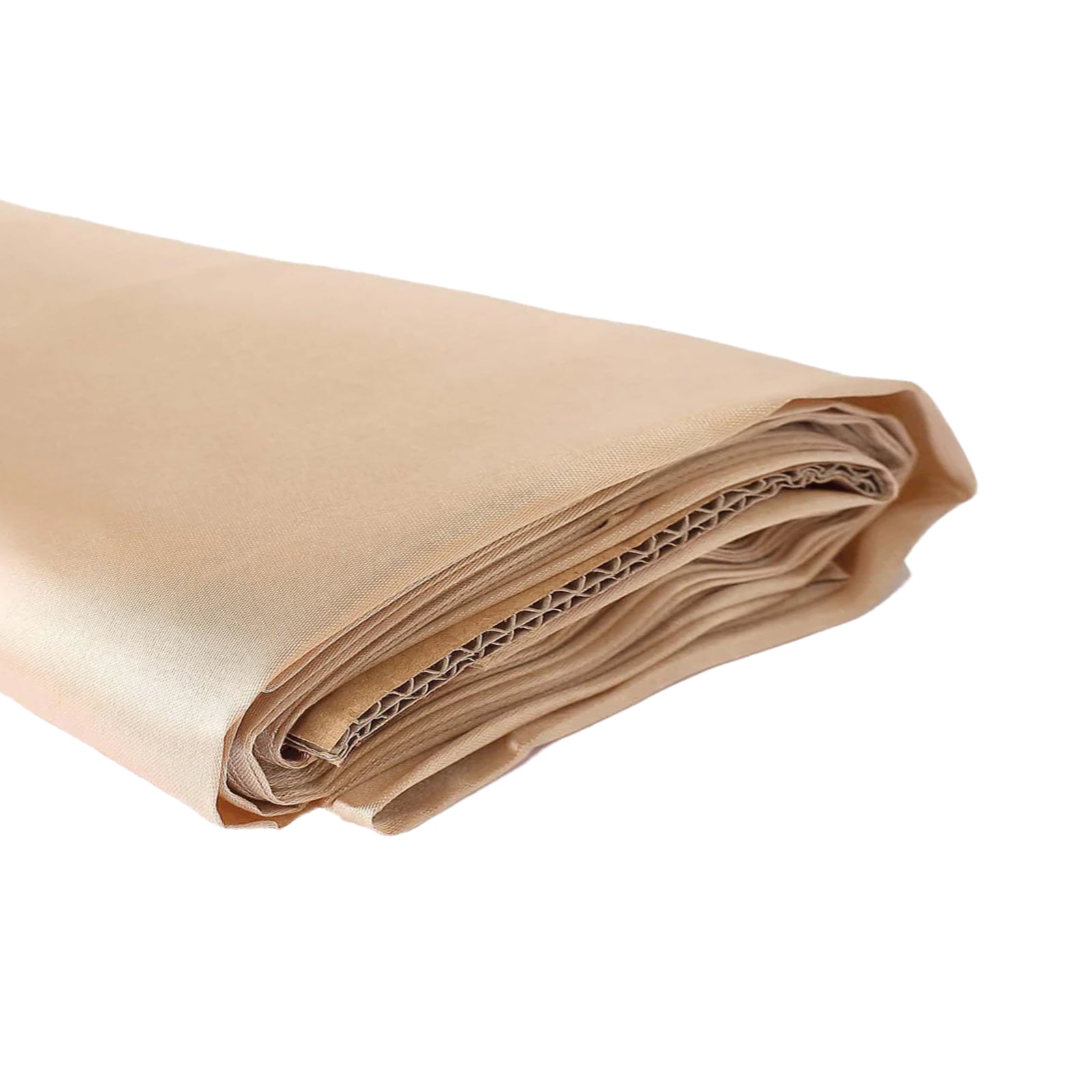 10 Yards x 54" Nude Satin Fabric Bolt