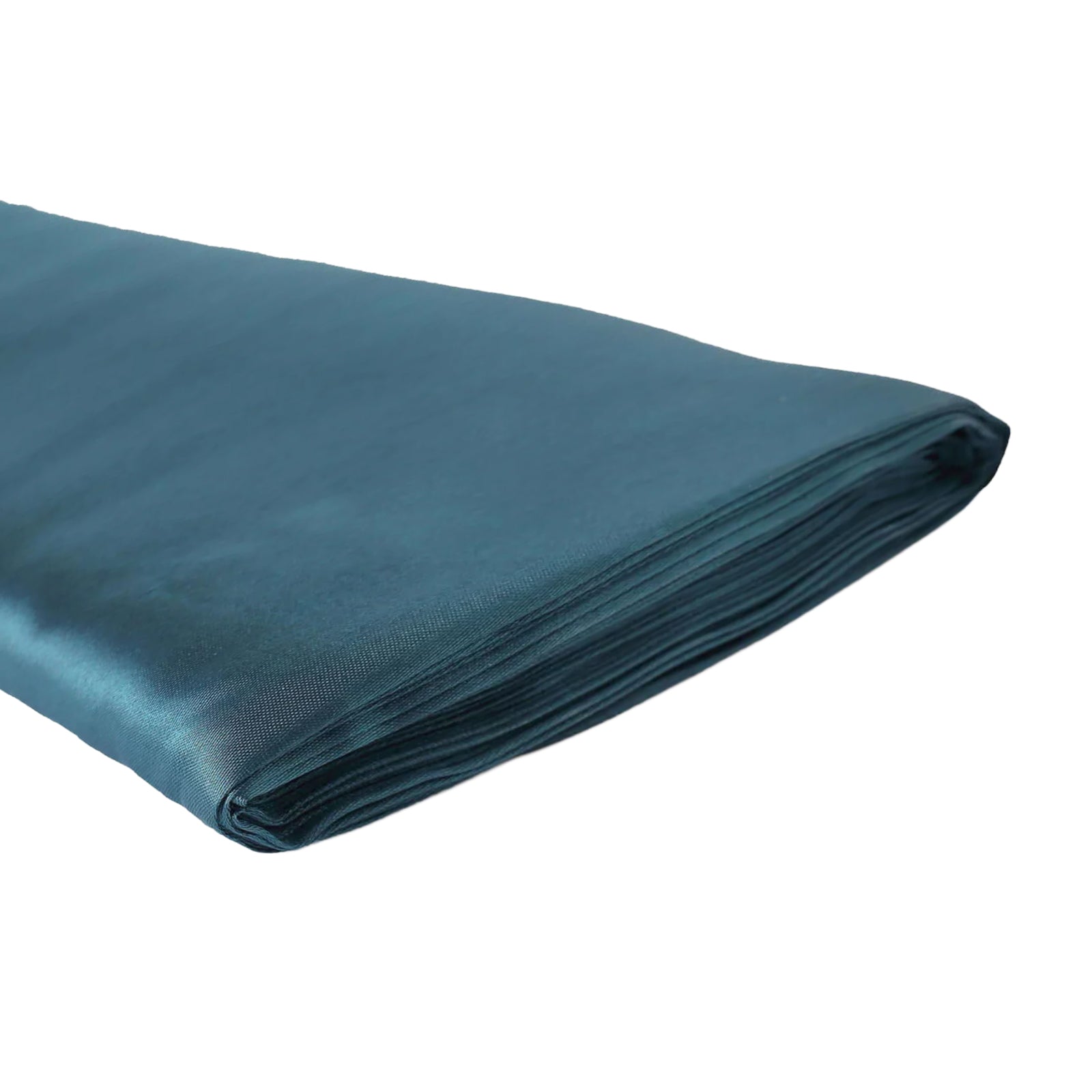 10 Yards x 54" Peacock Teal Satin Fabric Bolt