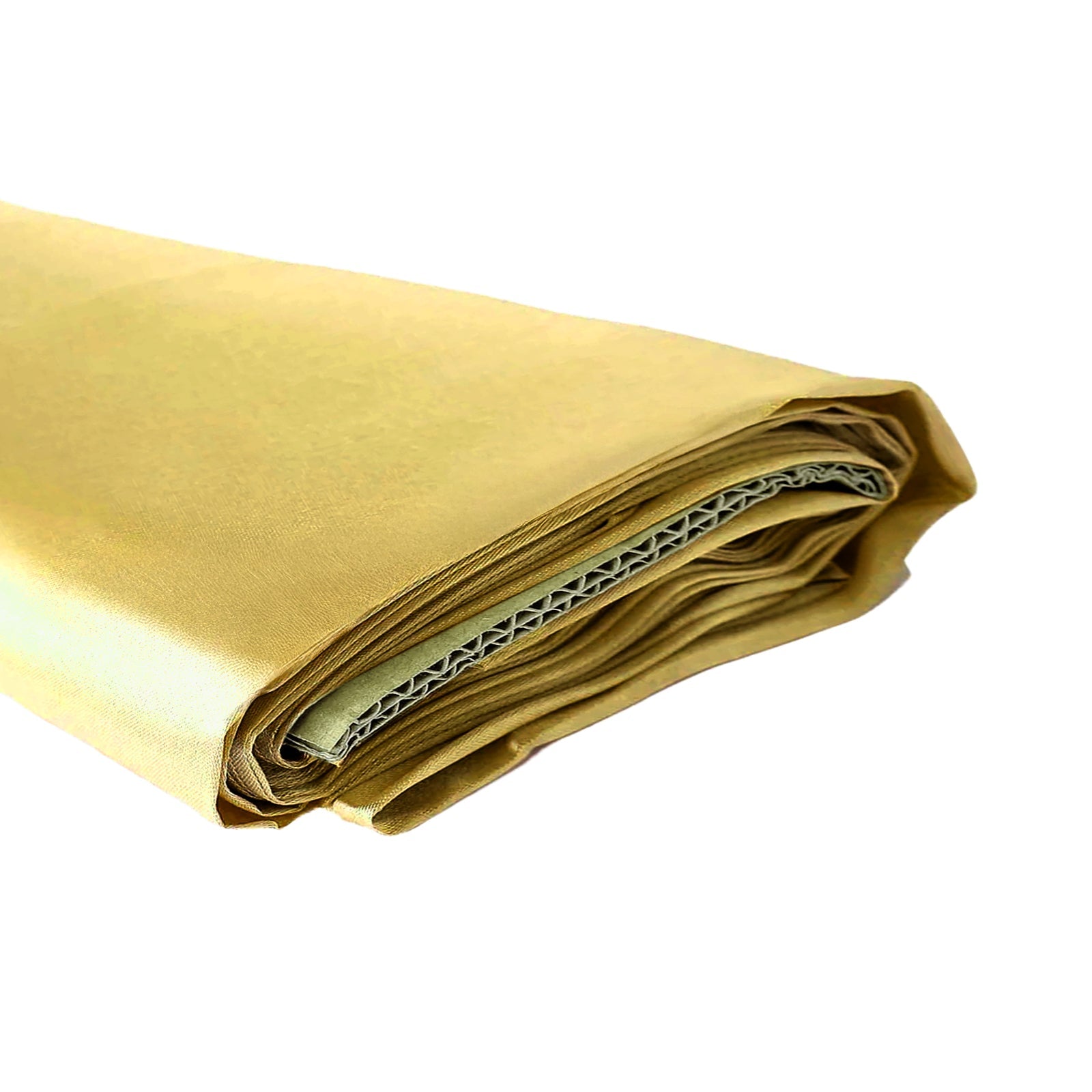 10 Yards 54" Yellow Satin Fabric Bolt
