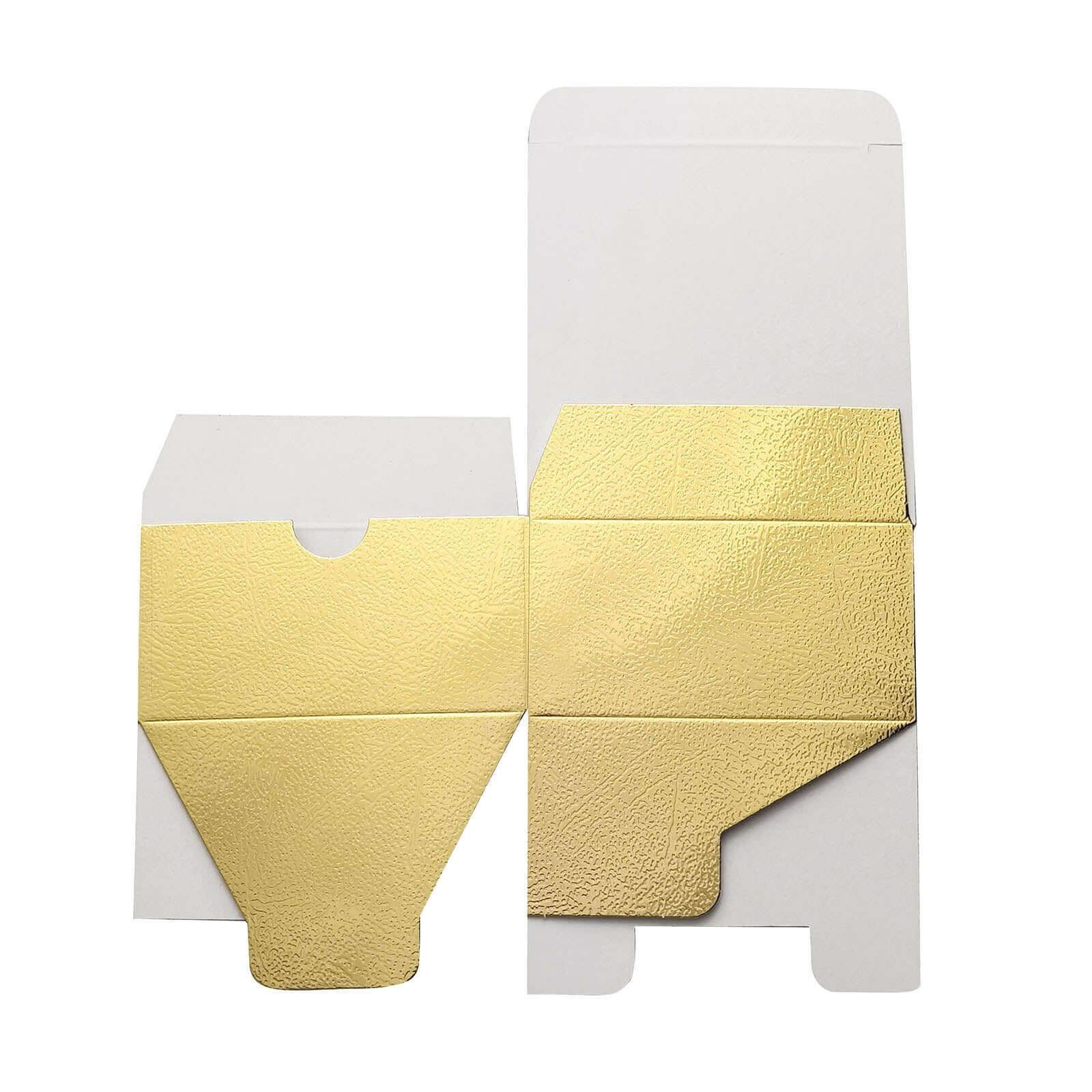 100 Pack 4"x4"x2" Gold Cake Cupcake Party Favor Gift Boxes, DIY