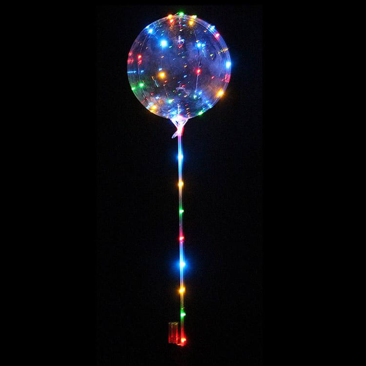 10 Pack 16" Clear Fully Transparent PVC Helium Air Bubble Balloons