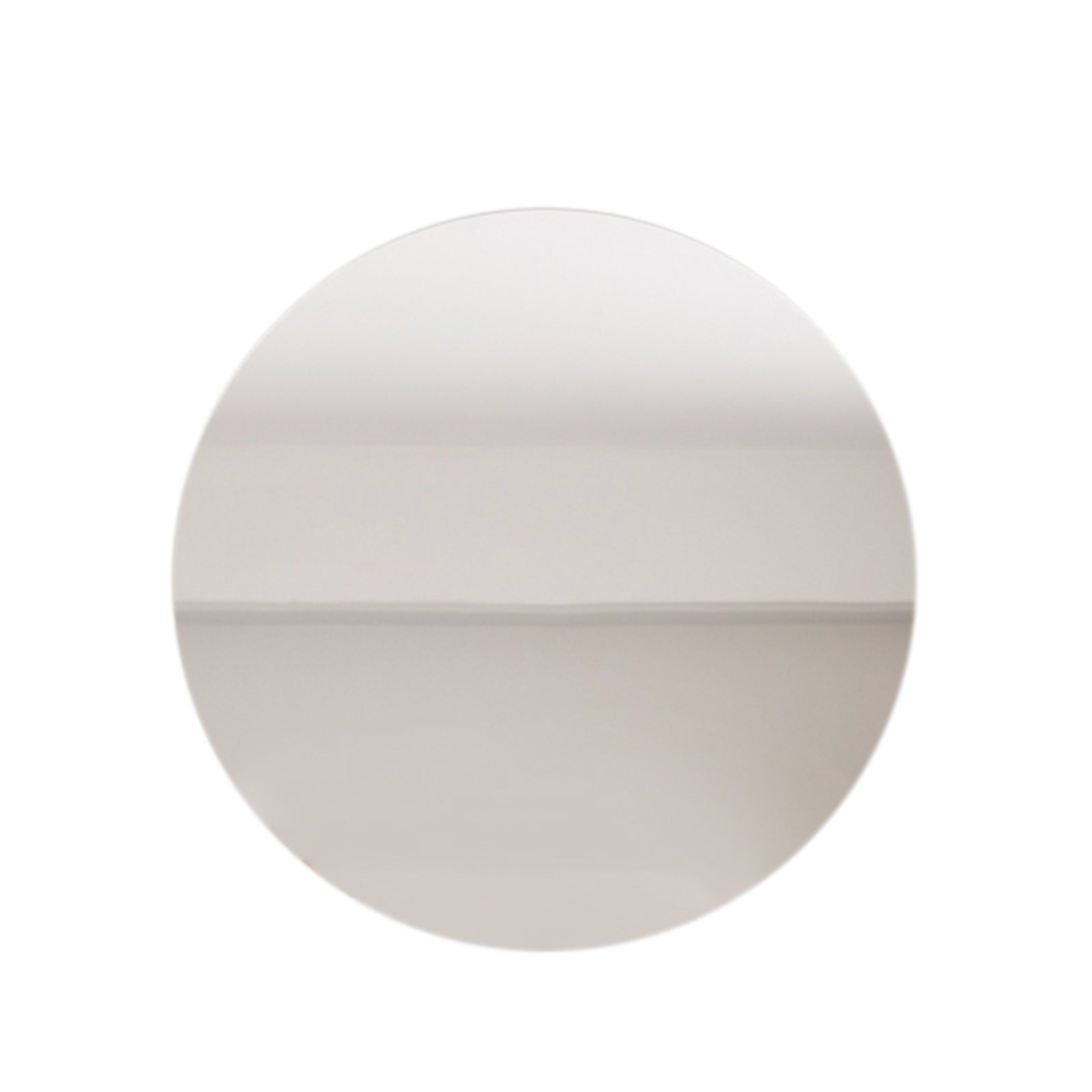 10-Pack Candle Plate Centerpiece Bases Circle Acrylic Mirror Tray Silver Round - Event Decor 10"