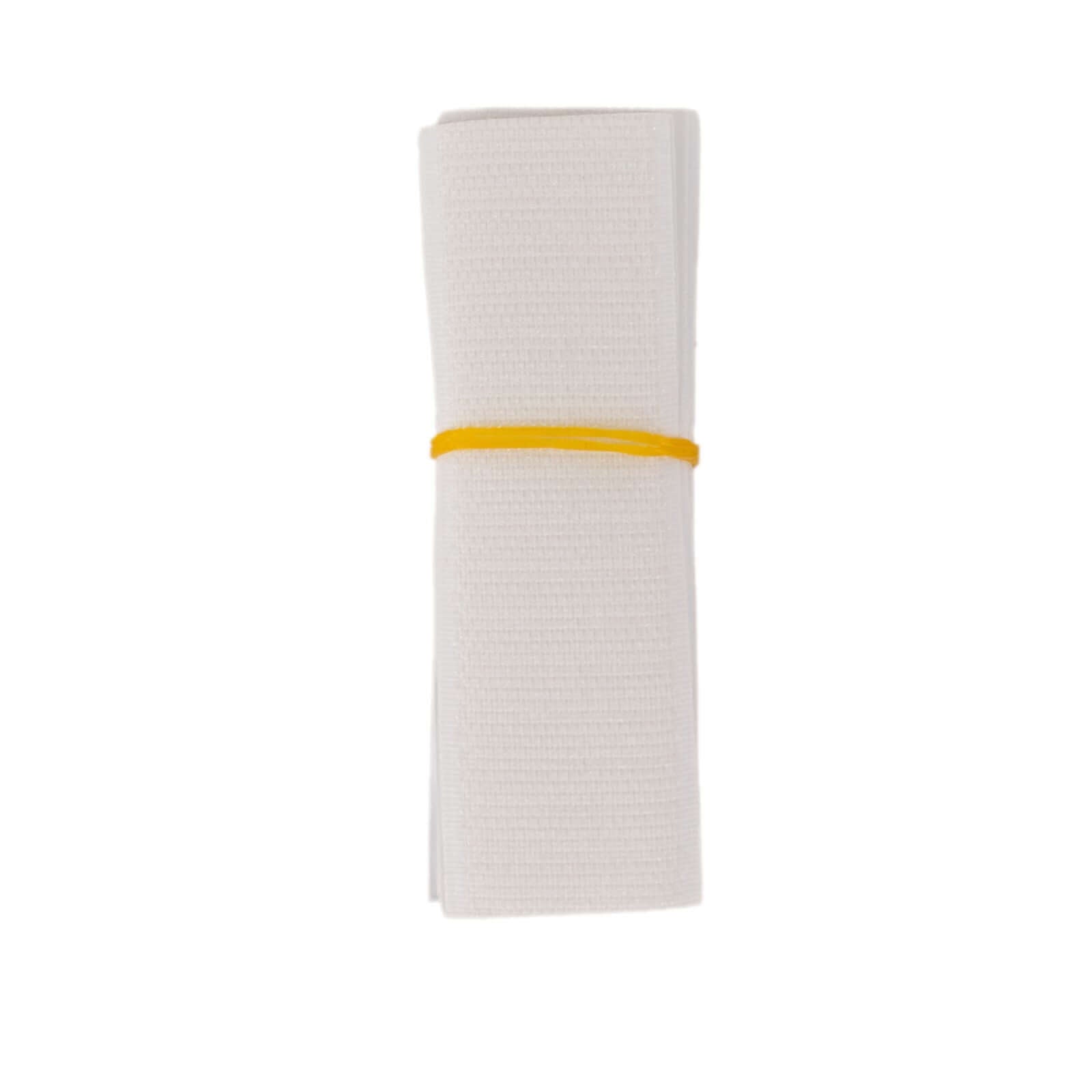 10 Pack White Heavy Duty Hook and Loop Mounting Tapes With Sticky Back, Adhesive Backing Table Skirt Velcro Tapes - 1.4"x4.5"