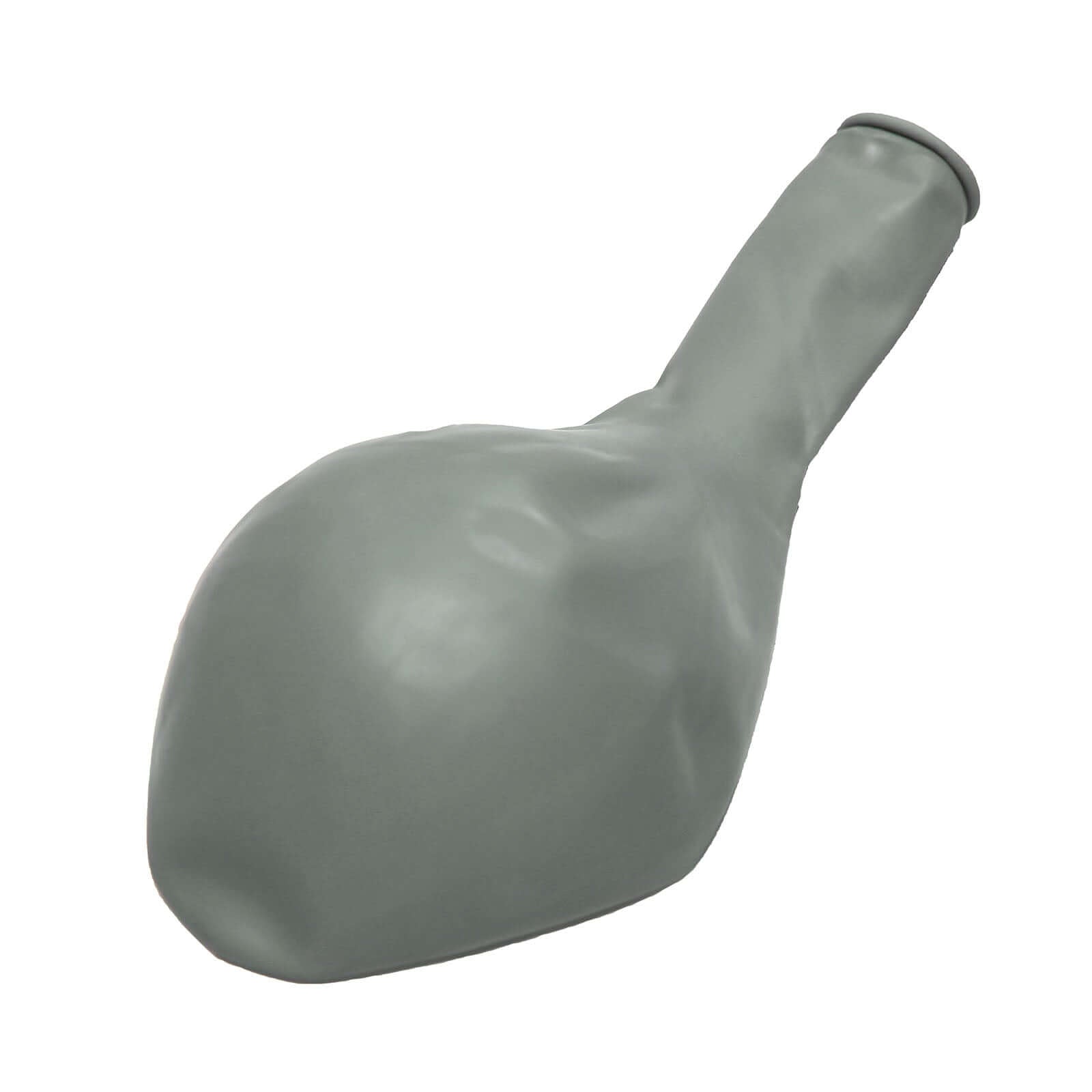 10 Pack 18" Matte Pastel Silver Helium or Air Latex Party Balloons