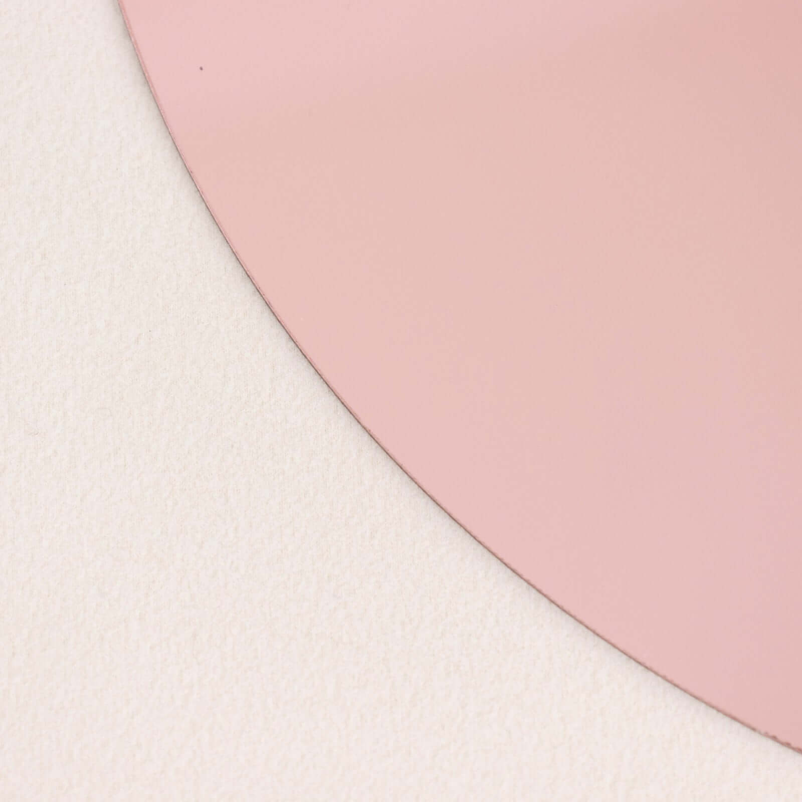 10-Pack Dining Plate Chargers Decorative Acrylic Mirror Rose Gold Round - Lightweight Event Display 13"