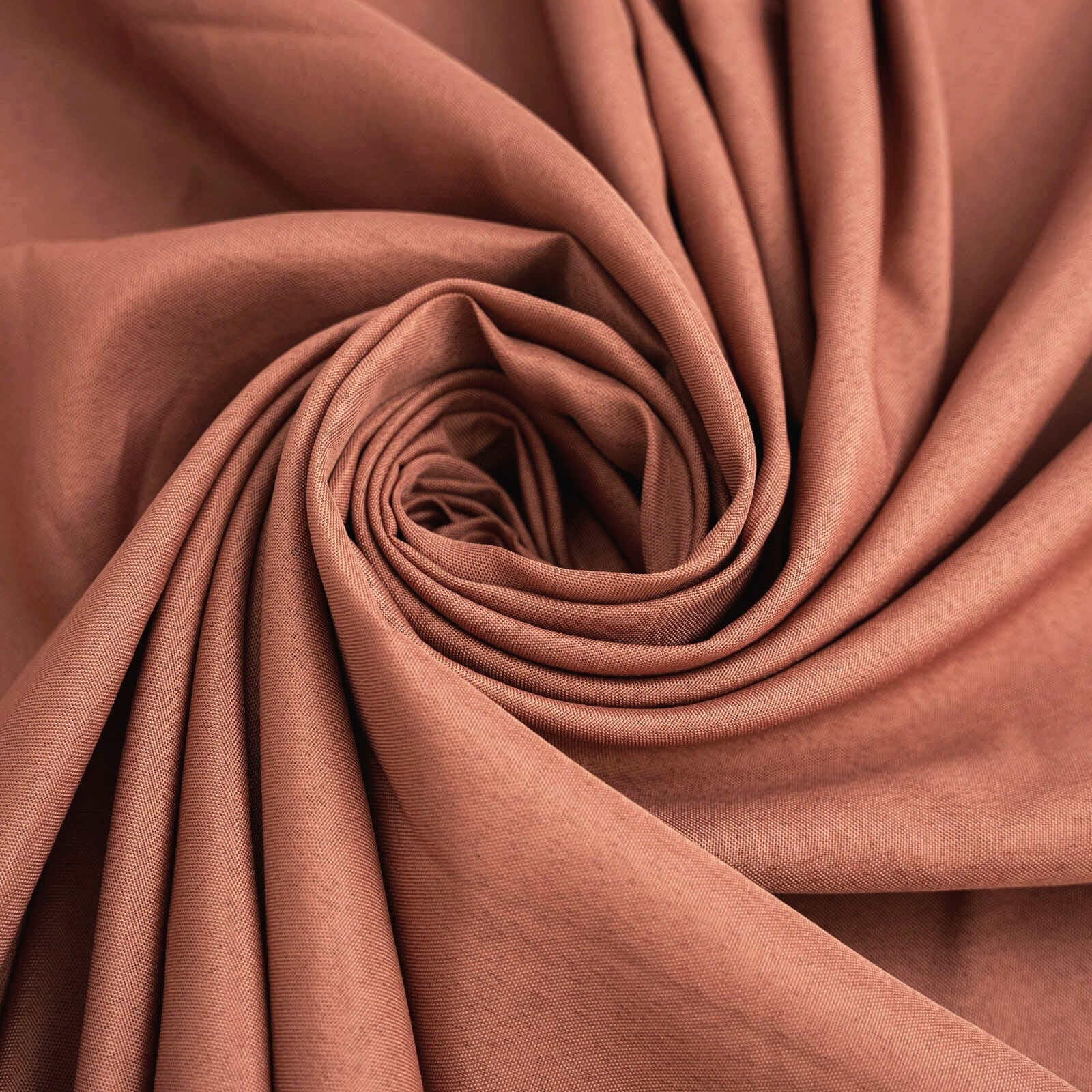 10 Pack Polyester Chair Cover for Banquet Chairs Terracotta (Rust) - Stain-Resistant Reusable Slip-On Slipcover