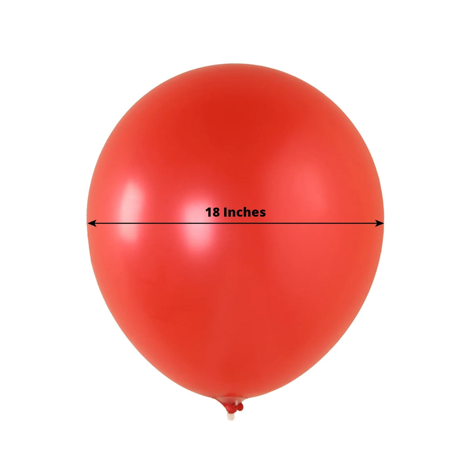 10 Pack Red Biodegradable Balloons, 18" Thickened Extra Strong Eco-friendly Latex Helium Party Balloons
