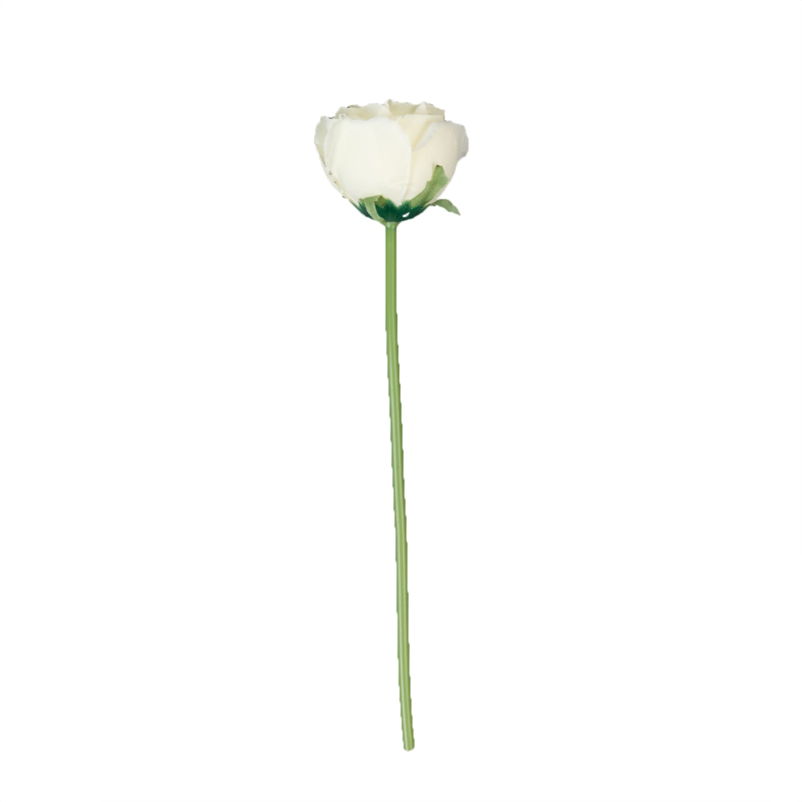 10 Pack 12" Ivory Silk Rose Stems, Artificial Flowers for Arrangements and Bouquets