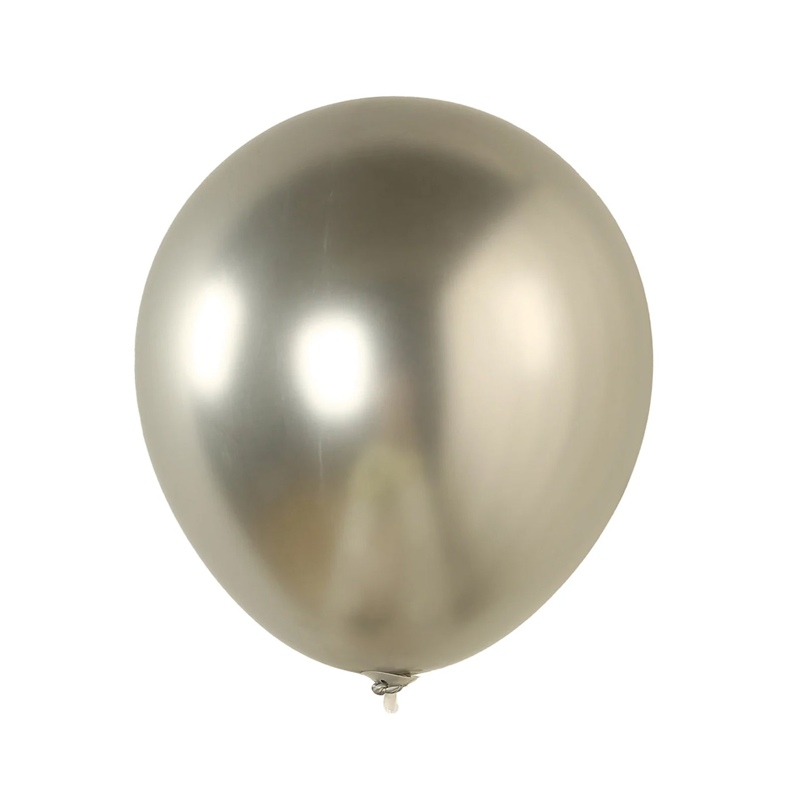 10 Pack Silver Biodegradable Balloons, 18" Thickened Extra Strong Eco-friendly Latex Helium Party Balloons