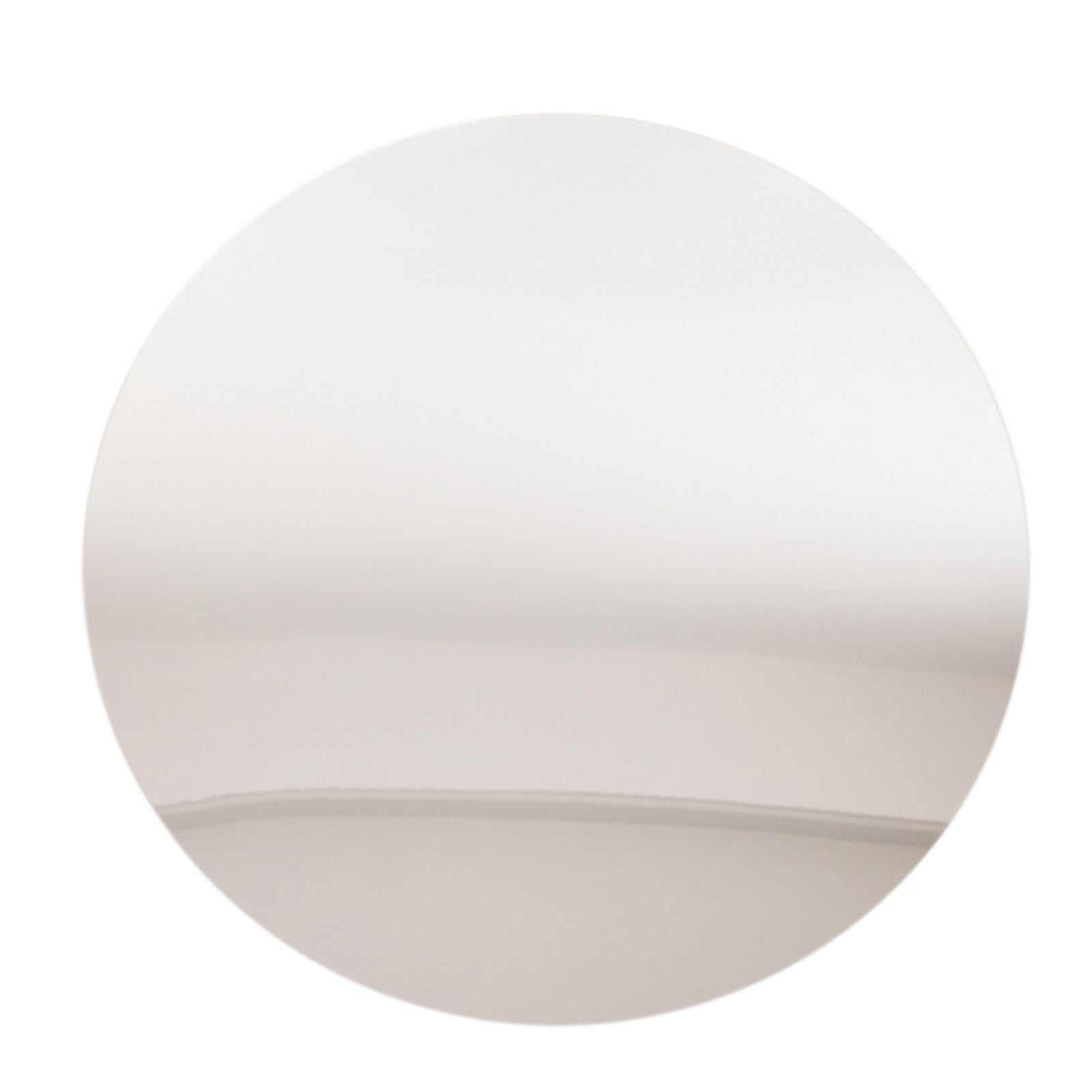 10-Pack Candle Plate Circle Acrylic Mirror Tray Silver Round - Event Display Decor 16"
